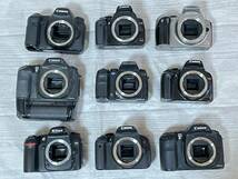 まとめ デジタル 一眼レフ カメラ 9台 Canon キャノン EOS 10D Kiss キス Digital X X2 KONICA MINOLTA コニカ ミノルタ 撮影 写真 5008_画像1