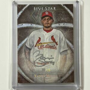[モリーナ(Yadier Molina)] Rainbow Parallel Autograph[2014 Topps Five Star Baseball](St. Louis Cardinals(STL))auto ヤディア