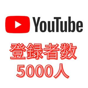 【収益化可能】Youtube 5,000人 チャンネル登録者増加 減少生涯保証 YouTube tiktok Instagram フォロワー