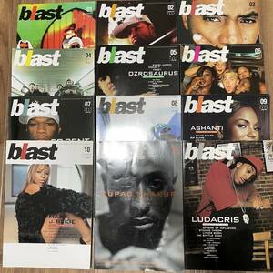 Blast 2003年 全巻セット 1,2,3,4,5,6,7,8,9,10,11,12月号 / 雑誌 本 ブラスト フロント Front / Eminem, TOKONA-X, OZROSAURUS, Hip Hop