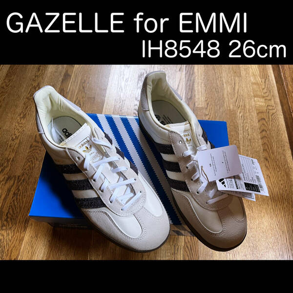 新品 EMMI × GAZELLE INDOOR 26cm IH8548 ガゼルインドア アディダス adidas