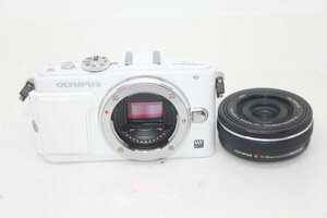 OLYMPUS ミラーレス一眼 PEN Lite E-PL6 EZレンズセット ホワイト #3345-246