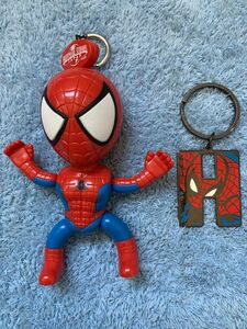 USJ MARVEL スパイダーマン カタカタ キーホルダー アクションキャラクターキーチェーン 2点まとめて