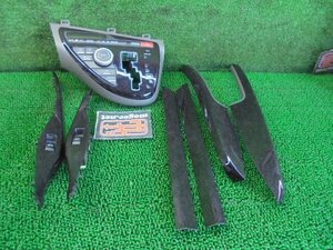 3EJ9142C27 ) Toyota Isis platana ZNM10W original black wood style panel set 