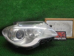 3EP7544BB4 ) フォルクスワーゲン ゴルフトゥーラン ABA-1TCAV 2010年 後期型 純正ヘッドライト右　C301 233 682