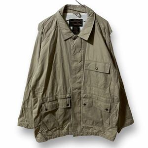 【r1】Eddie Bauer 80s vintage コットン ジャケット メンズ M エディバウアー ブルゾン 輸入古着