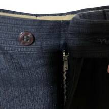 【r1】 unknown 60s vintage ストライプ ウール スラックス パンツ メンズ L相当 60年代 ビンテージ TALON タロン USA 輸入古着_画像3