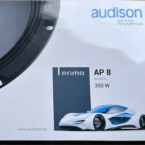 【格安処分】audison Prima AP8（ウーハーグリルのみ）オーディソン　カーオーディオ　ウーハー　20cm 200mm
