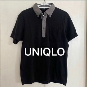 UNIQLO ユニクロ　メンズ半袖シャツ　チェック　ポロシャツ