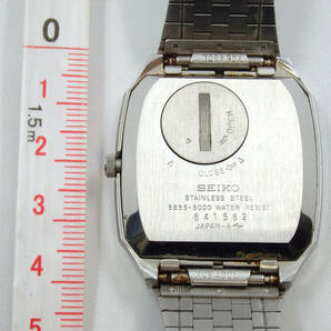 G51670 SEIKO KING QUARTZ セイコー キングクオーツ 5855-5000 メンズ 腕時計 ※不動・ジャンクの画像4