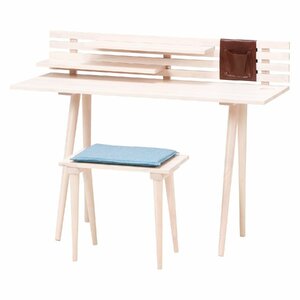  free shipping stylish desk stool attaching natural tree Raver wood table chair - set Inte rear living furniture white woshu new goods 