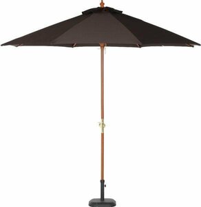  free shipping natural tree wooden garden parasol garden furniture sunshade sunshade Cafe sun shade UV400 width 270cm height 254cm Brown / new goods 