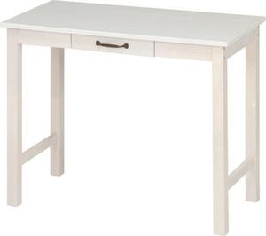  free shipping / natural tree wooden drawer attaching side desk table pretty writing desk furniture interior study width 90cm height 72cm white woshu/ new goods 