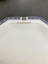 GIVENCHY ジバンシー 大皿1枚 ケーキ皿 5客セット 角皿 八角皿 金彩 ケーキ皿 銘々皿 プレート 洋食器 _画像5