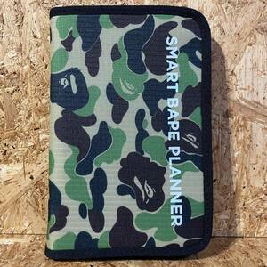 A BATHING APE BAPE カモ 迷彩 6穴 バインダー システム 手帳 ポーチ ケース インナー バッグ