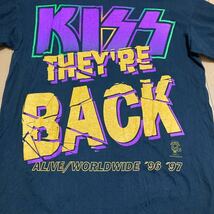 新品未使用★ KISS ALIVE WORLDWIDE 96 97 Tシャツ L★キッス★KISS★KISS来日公演グッズ②_画像5