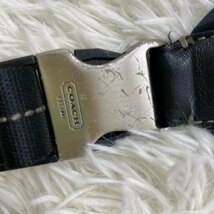 １円～　A-5　60　COACH　コーチ　ショルダーバッグ　クロスボディ　ブラック　F70692　Varick Nylon Sling ヴァリック ナイロン スリング _画像10