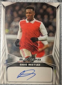 エディ・エンケティア 直筆サインカード auto Autograph Arsenal NKETIAH サイン エンケティア ヌケティア アーセナル Leaf