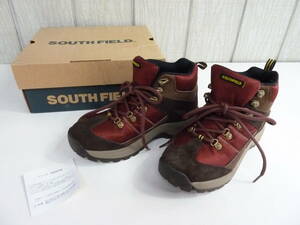 *southfield SF-7F2029 trekking shoes 24.0. wine red / Brown waterproof 