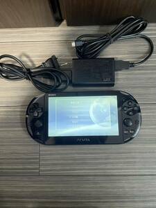 通電確認済みSONY ソニー PSVITA(PCH-2000シリーズ)モデル ブラック【現状品】 ※初期化済み