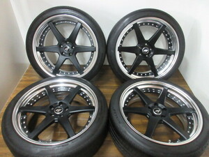 【送料無料・税込み】 美品 ワーク ジーストST1 21in9J+35 5穴PCD114.3 DP VEURO 245/40R21 カスタム ハリアー RAV4