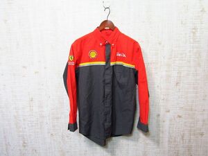  shell Shell×Ferrari* Ferrari long sleeve shirt size L