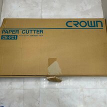 ♭OG♭ 美品 CROWN クラウン ペーパーカッター CR-PC1 中古品 裁断機 事務用品 オフィス ♭J-240541_画像5