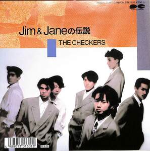 C00186698/EP/チェッカーズ「Jim & Janeの伝説/ On The Way(1988年：7A-0870)」