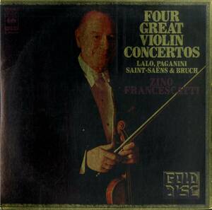A00533002/LP2枚組/ジノ・フランチェスカッティ「Foru Great Violin Concertos」