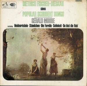 A00534112/LP/ディートリッヒ・フィッシャー=ディースカウ/ジェラルド・ムーア「Sings Popular Schubert Songs」