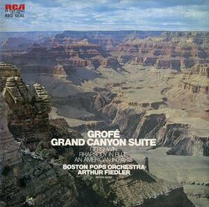 A00505729/LP/アーサー・フィードラー「グローフェ/組曲「大峽谷」」
