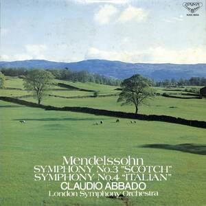 A00524477/LP/クラウディオ・アバド「メンデルスゾーン/交響曲第3番 イ短調作品56スコットランド」