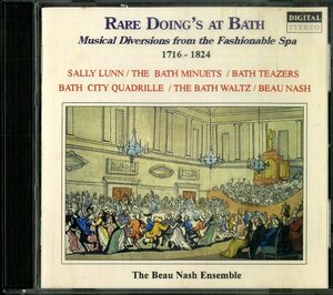 D00137301/CD/The Beau Nash Ensemble「Rare Doings At Bath Musical Diversions From The Fashionable Spa」