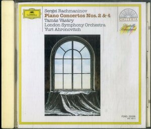 D00161024/CD/タマーシュ・ヴァーシャーリ(Pf) / ユリ・アーロノヴィチ(指揮)「ラフマニノフ / ピアノ協奏曲第2番、第4番 (1987年・F28G-