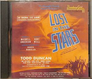 D00147574/CD/Todd Duncan/Inez Matthews/Sheila Guyseほか「Lost In The Stars (Original Cast)」