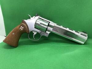 tanaka Works made umbrella model revolver . combat Magnum 2.5 -inch wooden grip exchange East each gun for ho ru Star 