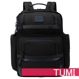 【新品未使用】TUMI トゥミ　定価105600- アルファ3 ブラック＆ブルー　リュックサック　バックパック