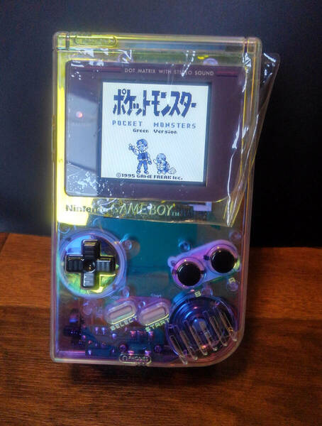 任天堂　初代　ゲームボーイ　オーロラシェル　IPS液晶　バックライト付き