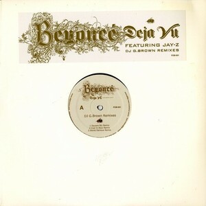【12INCH】　BEYONCE feat JAY-Z 「 DEJA VU DJ G Brown Remixes 」 ( DIGBROWN FOB-001 )