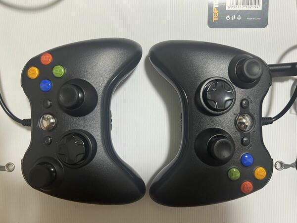 二個セット　Xbox 360 コントローラー 有線 USB ゲームパッド 有線ゲームパッド