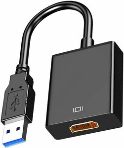 usb hdmi 変換 USB 3.0 HDMI 変換 ケーブル 5Gbps高速伝送 1080P対応 音声出力 ディスプレイアダプタ 安定出力 MAC/Windows XP/7/8/10 対応