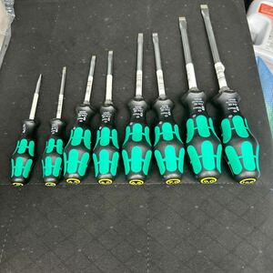 【未使用品】wera マイナスドライバー 334SK　8本セット　ITWRNCR50QQ5工具 