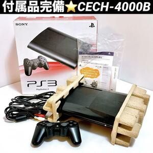 付属品完備 PlayStation3 CECH-4000B 250GB 動作確認済み 動作品 PS3 プレステ3 DUALSHOCK プレイステーション3