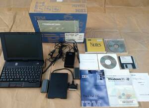  работа ..IBM ThinkPad 235 Model 2607-20J коробка есть 