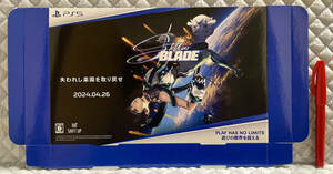 【非売品 店頭用箱POPのみ】ステラーブレイド Stellar Blade【未使用品 告知 販促】EVE イブ プレイステーション5 PS 5