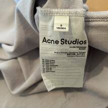 Acne Studios ポロシャツ　ビックシルエット　リラックスフィット　S 鹿の子 刺繍 _画像8