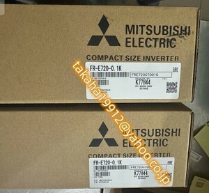 ◆【新品！】　三菱電機　 FR-E720-0.1K インバーター【６か月安心保証】