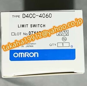 ◆【新品！】　オムロン　小型セーフティ スイッチ D4CC-4060　【６か月安心保証】