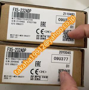 ◆【新品！】　三菱電機 RS-232C通信用拡張アダプタ FX5-232ADP シーケンサ PLC 　【６か月安心保証】