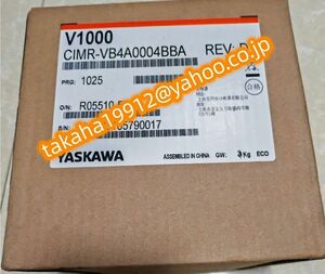 ◆【新品！】　YASKAWA / 安川電機 インバータ CIMR-VB4A0004BBA 　【６か月安心保証】